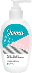 Крем-мыло для интимной гигиены JENNA с молочной кислотой, 250мл