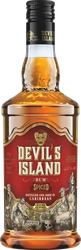 Ром DEVIL'S ISLAND Спайсд выдержанный 37,5%, 0.5л