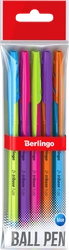 Набор шариковых ручек BERLINGO Tribase Fuze 0,7мм синий Арт. CBp_70922_5, 5шт