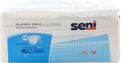 Изображение товара Подгузники для взрослых SENI Super Seni Classic Medium, 30шт