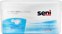 Изображение товара Подгузники для взрослых SENI Super Seni Classic Extra large, 30шт