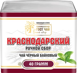 ЧайчерныйКРАСНОДАРСКИЙГОСТЧАЙРУЧНОЙСБОРбайховый,листовой,40г