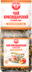 Изображение товара Чай зеленый КРАСНОДАРСКИЙ ГОСТ ЧАЙ РУЧНОЙ СБОР Персиковый сад байховый, листовой, 100г