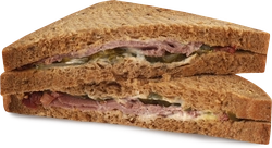 Сэндвич YORK FRESH с ростбифом и корнишонами на зерновом хлебе в соусе тартар, 150г