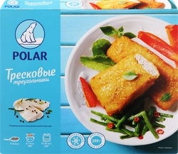 Треугольники рыбные замороженные POLAR в панировке, 300г