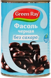 Фасоль черная GREEN RAY, 400г