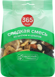 Изображение товара Смесь фруктово-ореховая 365 ДНЕЙ Сладкая, 200г