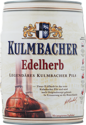 Изображение товара Пиво светлое KULMBACHER Edelherb Premium Pils фильтрованное
пастеризованное 4,9%, 5л
