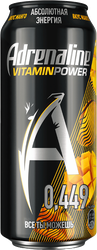 Напиток энергетический ADRENALINE Game Fuel манго газированный, 0.449л