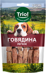 Лакомство для взрослых собак TRIOL Легкое говяжье воздушное, 40г