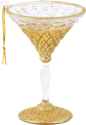 Изображение товара Украшение елочное HOMECLUB Бокал шампанского, в ассортименте Арт. 9910978