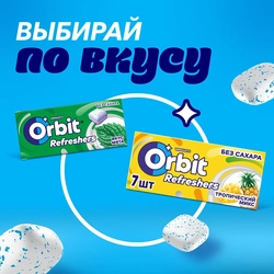 Жевательная резинка ORBIT Refreshers Мята, 16г