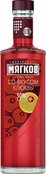 Настойка МЯГКОВ горькая со вкусом клюквы 30%, 0.5л