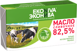 Масло сливочное ЭКОНИВА Традиционное 82,5%, без змж, 350г