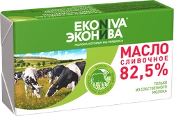 Масло сливочное ЭКОНИВА Традиционное 82,5%, без змж, 350г