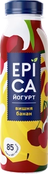 Йогурт питьевой EPICA с вишней и бананом 2,5%, без змж, 260г