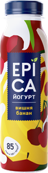 Йогурт питьевой EPICA с вишней и бананом 2,5%, без змж, 260г