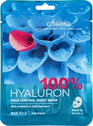 Маска для лица CORIMO Акваконтроль 100% hyaluron, 22г