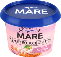 Изображение товара Креветка MARE рубленая, в сливочно-чесночном соусе, 150г