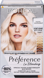 Изображение товара Краска для волос PREFERENCE Ультра-платиновый, 242г