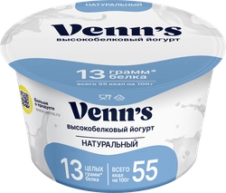 Йогурт VENN'S Греческий 0,1%, без змж, 130г