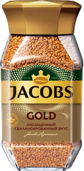 Кофе растворимый JACOBS Gold/Monarch Gold натуральный сублимированный, 
190г
