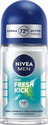 Изображение товара Антиперспирант роликовый мужской NIVEA Men Fresh Kick, 50мл
