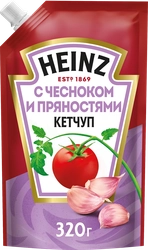 Кетчуп HEINZ с чесноком и пряностями, 320г