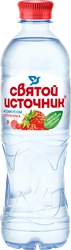 Напиток СВЯТОЙ ИСТОЧНИК со вкусом клубники, негазированный, 0.5л