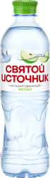 Напиток СВЯТОЙ ИСТОЧНИК со вкусом яблока, негазированный, 0.5л