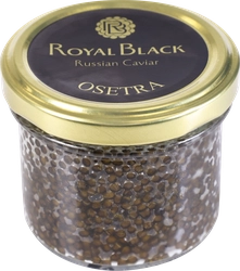 Икра осетровая ROYAL BLACK зернистая, 100г