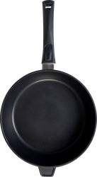 Изображение товара Сковорода HOMECLUB Titan 26см, литая, глубокая, съемная ручка,  антипригарное покрытие, алюминий