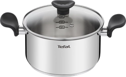 Кастрюля с крышкой TEFAL Primary d=20см, нержавеющая сталь 3л Арт. E3084474