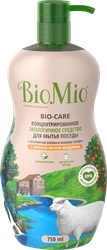 Средство для мытья посуды BIOMIO Bio-Care с маслом мандарина, экстракт хлопка, ионами серебра, 750мл