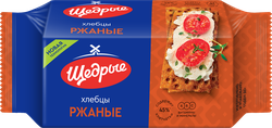 Изображение товара Хлебцы ржаные ЩЕДРЫЕ, 100г