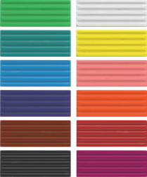 Пластилин ERICHKRAUSE Basic, классический, 12 цветов