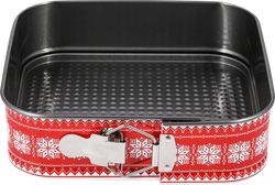 Изображение товара Форма для выпечки HOMECLUB Рождественские традиции 24х24см, разъемная, квадратная Арт. LF00339