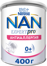 Изображение товара Смесь NAN ExpertPro Антиаллергия, с 0 месяцев, 400г
