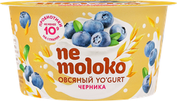 Продукт овсяный NEMOLOKO Yo'gurt Черника, 130г