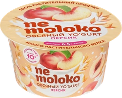 Продукт овсяный NEMOLOKO Yo'gurt Персик, 130г