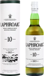 Виски LAPHROAIG Шотландский солодовый 10 лет 40%, п/у, 0.7л