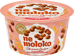 Продукт овсяный NEMOLOKO Десерт Злаковые шарики в шоколаде, 130г
