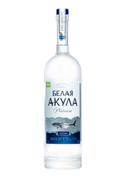 Водка БЕЛАЯ АКУЛА Platinum 40%, 1л