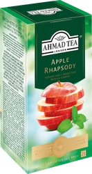 Чай черный AHMAD TEA Apple Rhapsody с ароматом яблока и мяты, 25пак