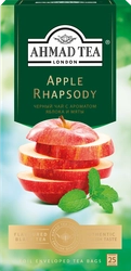 Чай черный AHMAD TEA Apple Rhapsody с ароматом яблока и мяты, 25пак