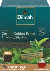 Чай черный DILMAH Golden pekoe цейлонский, листовой, 100г