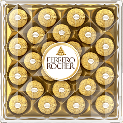 Изображение товара Конфеты FERRERO ROCHER из молочного шоколада с кремовой начинкой, 300г