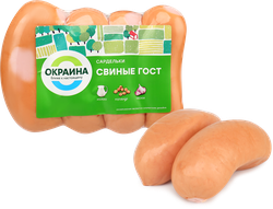 Изображение товара Сардельки ОКРАИНА Свиные, категория Б, весовые
