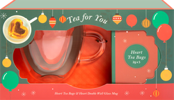 Изображение товара Набор подарочный чайный HEART Чай черный, 5x2г + кружка, 275г