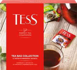 Изображение товара Микс чайный TESS Эксклюзивная коллекция чая и чайного напитка 12 видов, 81г